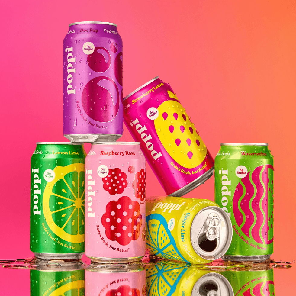 Poppi Prebiotic Soda Variety Pack (12-Pack)