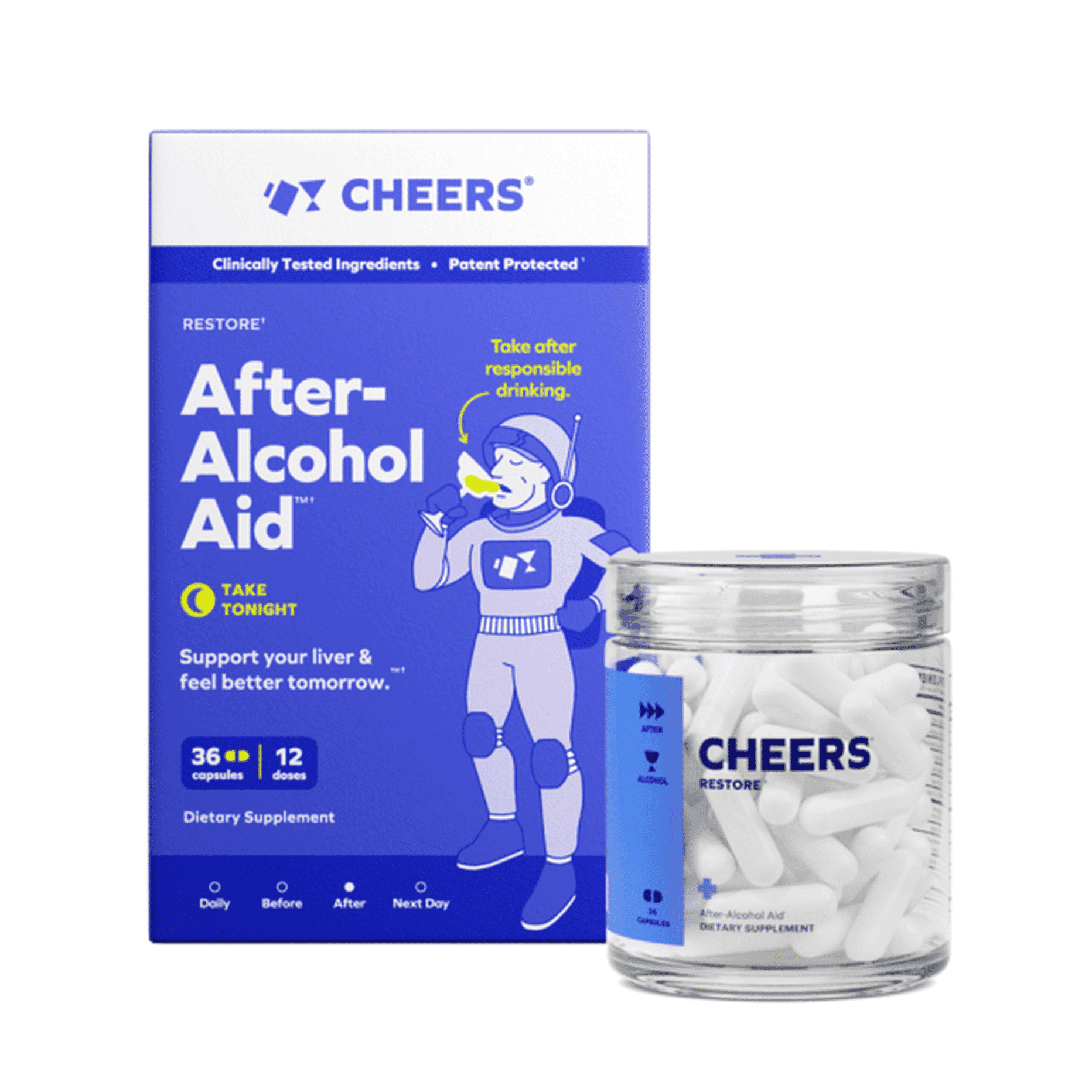 Cheers Restore After-Alcohol Aid (12 Doses)