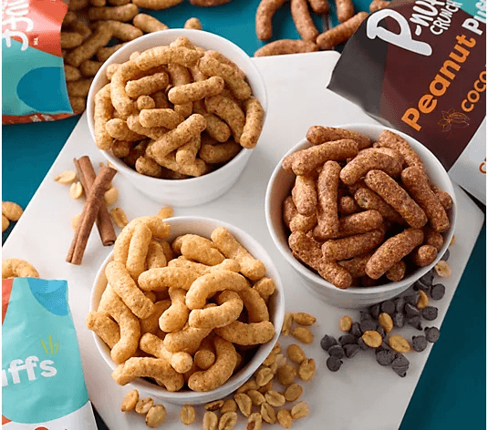 P-nuff Crunch Peanut Puffs Variety Pack